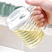 Large and small thickened leak-proof plastic kitchen environment-friendly non-toxic oil pot soy sauce bottle blending bottle oil control bottle vinegar pot