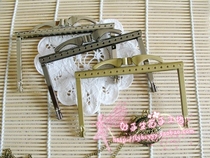 Handmade DIY gold material bag accessories 10CM barge foot mouth gold delivery tutorial