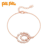 Folli Follie Fleur Fleur Simple retro slub personality design female bracelet bracelet 3B17S004