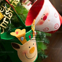 S Christmas Decoration store decoration arrangement for children Christmas props Christmas bucket candy gift bucket