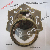 Chinese imitation antique furniture bronze accessories gate handle lion head handle door ring handle classical size door handle