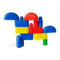 Fun plastic building blocks childrens desktop toys kindergarten building blocks toys Educational Assembly toys