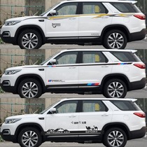 Suitable for CS95 body coloured strips CS95 personality car stickers body waist line laflower retrofit side dress stickers