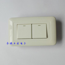 Steady drop 118 Type 75 high power switch large board panel two 16A250V single control