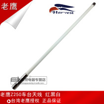 Eagle antenna Z250 UV dual-segment car papaya antenna cool glass fiber reinforced plastic black and white platform antenna