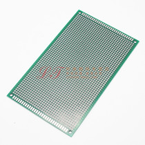 Li Tao)?9*15cm?Double-sided tin-sprayed breadboard?2 54mm spacing?PCB circuit board universal board?1 6T