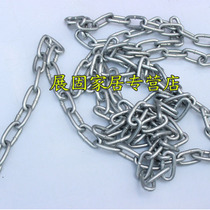  Galvanized chain iron chain iron chain garden protection chain iron chain dog chain 6mm unit price per meter
