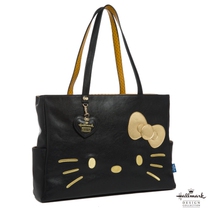 The Hallmark X Kitty-the naughty Katy-Totbag-black -HLKT0C001BK