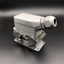 Heavy-duty connector 4 Core 35A Air plug HDC-HSB-004-M F waterproof hot runner rectangular socket