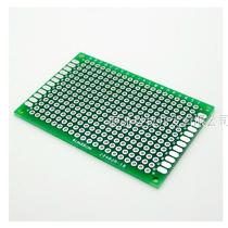 Double-sided pan 4*6cm Thickness 1 6 spray tin glass fiber hole board Test board (manufacturer direct sales)
