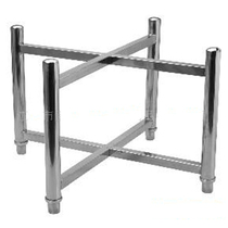 Thickened stainless steel soup bucket rack bucket holder base insulation bucket shelf pot pot rack rice bucket shelf storage flower pot