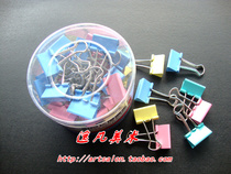 4 Number of right-hand color long tail ticket clip 25mm8554 long tail clip dovetail clip RMB12  cylinder (48 only)