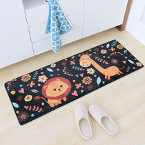 Thickened soft kitchen mat door cushion cartoon floor cushion door hall bedroom living room doorway balcony cushion absorbent anti-slip mat