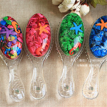 Anti-static acrylic crystal handle airbag steel needle oil comb shell cleaning makeup hair comb female gift