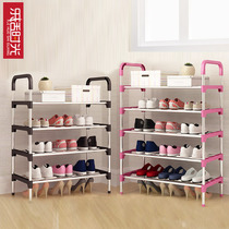 Shoe rack multi-layer simple household assembly door shoe cabinet simple modern door hall economic dormitory dust shelf