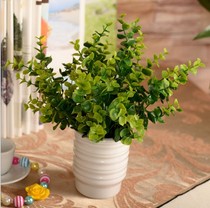  Simulation flower Fake flower plastic flower Milan grass Eucalyptus grass green plant Restaurant corridor partition decorative flower