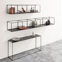 Wall shelf partition shelf simple wall bookshelf shelf multi-layer floor storage storage shelf bookcase