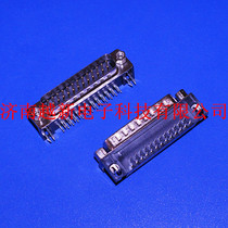 Spot horizontal welding plate type DB25 male connector DR25 curved pin DB25 pin copper core bending foot welding plate