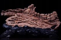 Factory direct India Laoshan sandalwood root carving ornaments Agarwood root carving ornaments Wood carving crafts birthday star