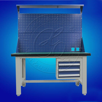  Xinqi three-hanging pumping double hanging belt lamp holder Anti-static workbench fitter table heavy-duty console