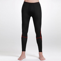 Export Japan original single sports leggings mens quick-drying pants Summer breathable running pants elastic body plastic pants