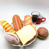 Simulation bread fake burger cake model Food food props Cabinet decoration bread store decoration sample