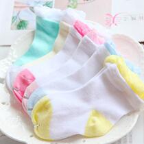 Special price bubble mouth 0-8 months newborn socks male and female baby socks baby pure cotton short socks slim cotton socks