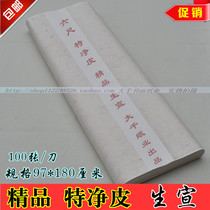 Xuanchuan National Painter Special sheng Xuan Xuan Xuan paper Six-foot-specific net leather raw Xuan paper calligraphy paper