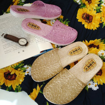 Summer 2022 Baotou flat bottom flat heel anti-odor foot Crystal Princess home non-slip ladies garden bathroom womens slippers