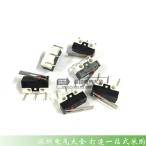 TIAIHUA small needle foot micro switch with handle travel switch KW10P-1 micro limit left bent foot 13 5