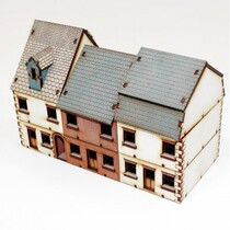 Little Wheat Record Wood Scene 15mm 1:100 fow ps take the battle of World War II triple House