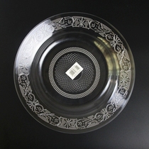 Only department store transparent plastic fruit disk KTV bar snack dish dish disk spitty disk
