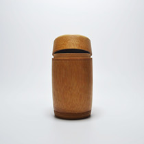 Wholesale natural bamboo waist drum shaped carbonized bamboo tea pot bamboo tea tube classic creative explosive new