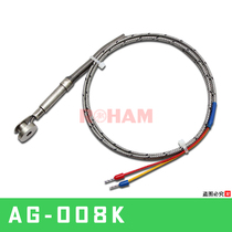 J-type thermocouple AG-018 Ai-level round hole washer Button-type hot runner shunt plate temperature sensor probe