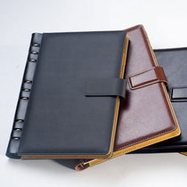Nine thousand years notebook notebook notebook business multifunctional high-end business notebook 18K B5 business office hollow loose leaf sheet notepad cowhide splicing notebook customized