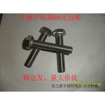 201 Stainless Steel Hexagon Bolt Metric Threaded Screw Industrial Fastener M24 * 110 M24 * 120