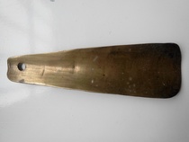 Old copper shoes for wearing shoes of old copper pieces of copper copper old folk collection package old fidelity