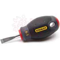 STANLEY STANLEY three-color handle screwdriver batch short 6 5x30mm screwdriver 65-404-14