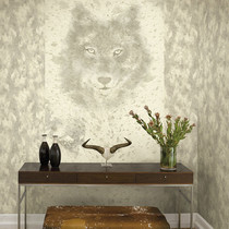 Italy SIRPI Wall wallpaper mural TV restaurant sofa study entrance background wall Wolf Totem Snow Wolf Lake