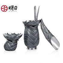 Tomorrow 999 silver bamboo shoots tea ceremony accessories tea ceremony six gentlemen sterling silver tea set sterling silver tea set Sterling Tea Needle