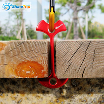 Trestle Camping Special Tent Windproof Rope Anchor Button Hook Pull Rope Anchor Nail Hanging Buttoned Plank Gap Hang Point Pull Button