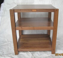 Super noble quality reputation rack equipment rack cabinet strong single three black walnut solid wood JG3 power amplifier