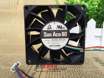 Sanyo 8cm8025 12v 0 47A 4-wire PWM double ball cooling fan 9GV0812P4J04 large air volume