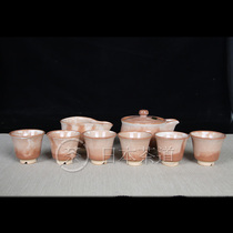 Japanese ceramic Hagi yaki Ding Pengshan tea ceremony set full set