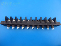 Large foot distance 10p with cover fence type terminal terminal block 300V 40A
