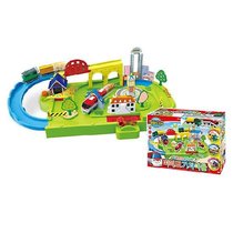 South Korea imported children Boy Assembly rail car train theme train track model toy