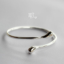 Simple and fresh forest female style girlfriends birthday couple send female creative Christmas gifts twin bracelets plated with 925 silver