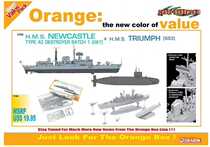 Veyron 7106 1 700 British Navy Newcastle Destroyer Victory Submarine 2 Pack