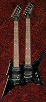 Customer customizes B C Richs (Iron Birds Money) Double Head Electric Guitar