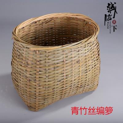 Take-off tea waist basket frame bamboo woven tea basket tea basket tea basket green tea basket back basket bamboo basket bamboo basket Bamboo Basket Stage Props